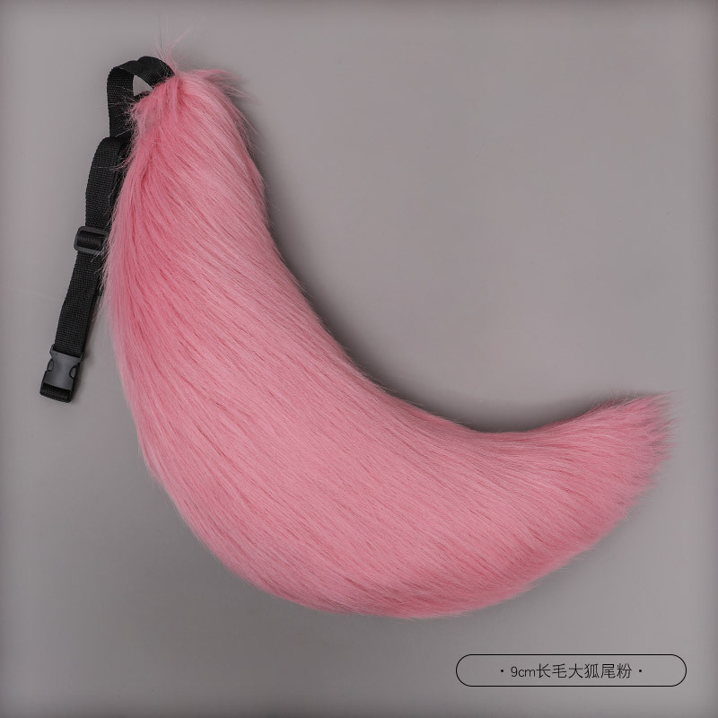 大きいサイズの手はぬいぐるみの耳の獣の尾のコスプレのアクセサリの道具のキツネの尾の狼の尾のアクセサリを作ります。|undefined