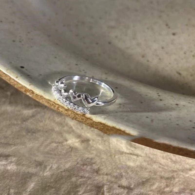 Elegant Designer Ring With Heart Shell For Women, Adjustable Fit_voghion.com