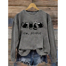 K 34352 Halloween Animal Print Hoodie ��ʥ����ӡ������