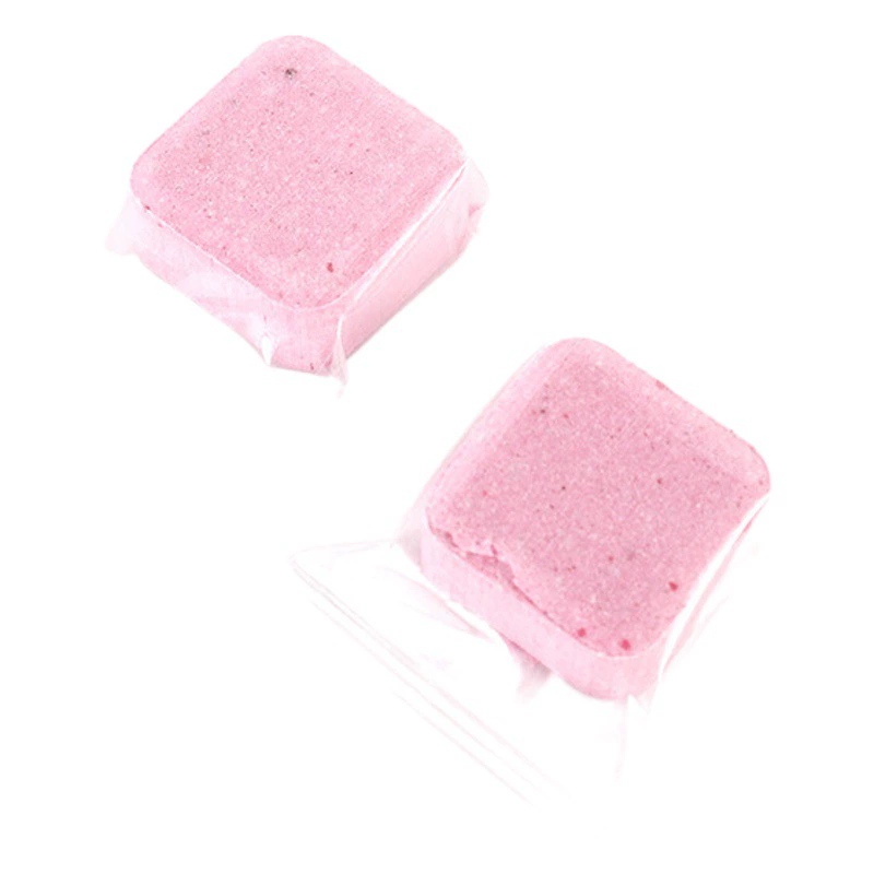 Розовая уборка туалета шипучие таблетки для очистки туалета