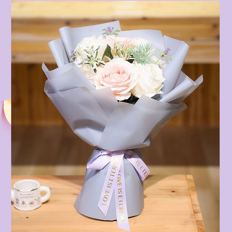 Papel de embalaje de ramo Lizgiran mini papel coreano papel de embalaje de color papel de embalaje de flores engrosado papel de ramo impermeable