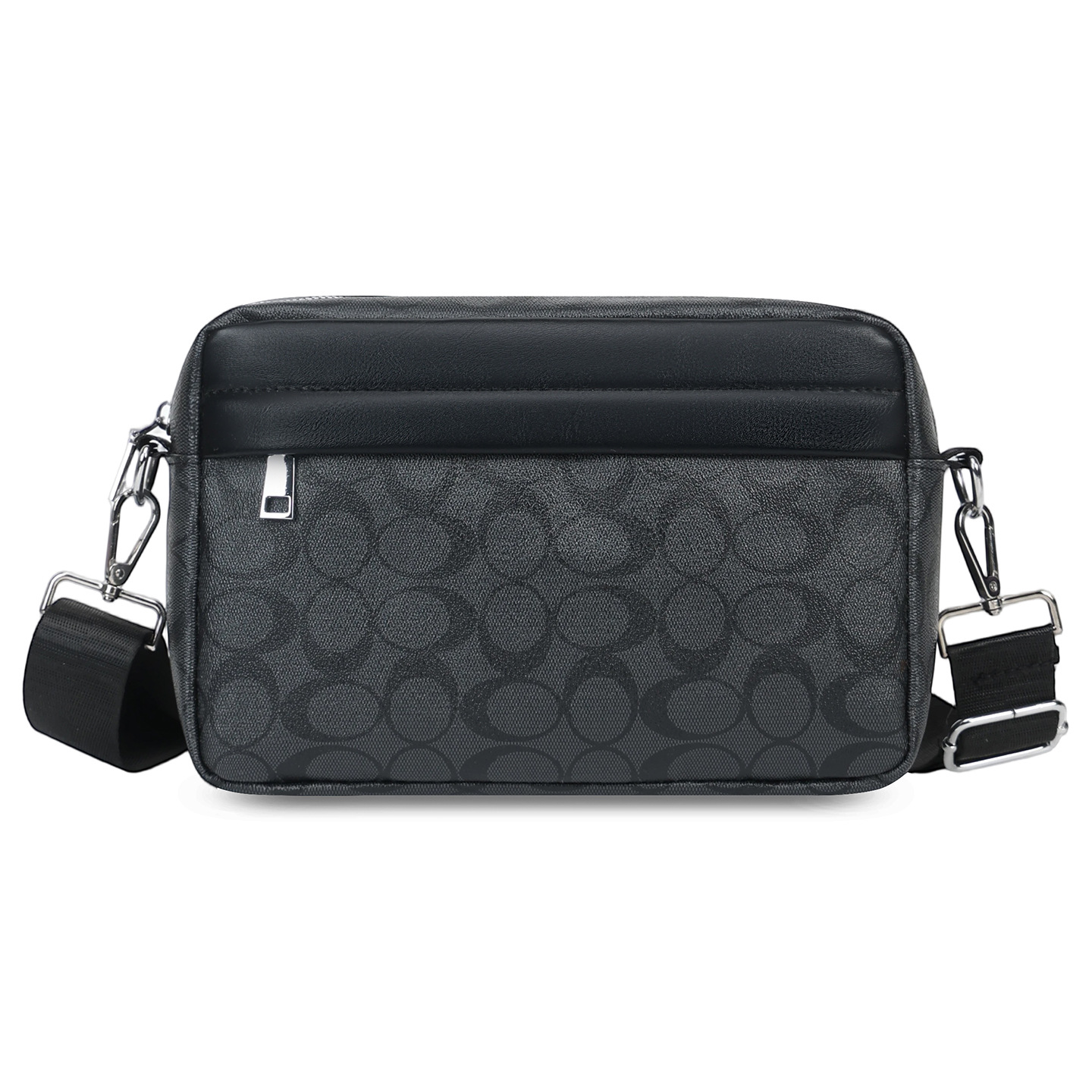 Bolso de hombro para hombres, bolso de gran capacidad, bolso de mano simple, bolso de hombre, bolso cuadrado retro europeo y americano