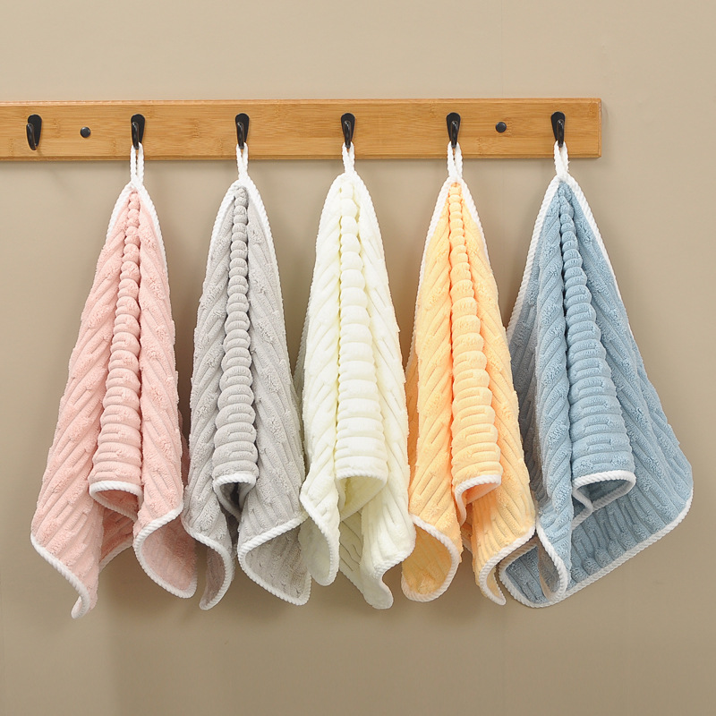 Coral Fleece Face Towel Highly Absorbent Quick Drying Soft Towel_voghion.com