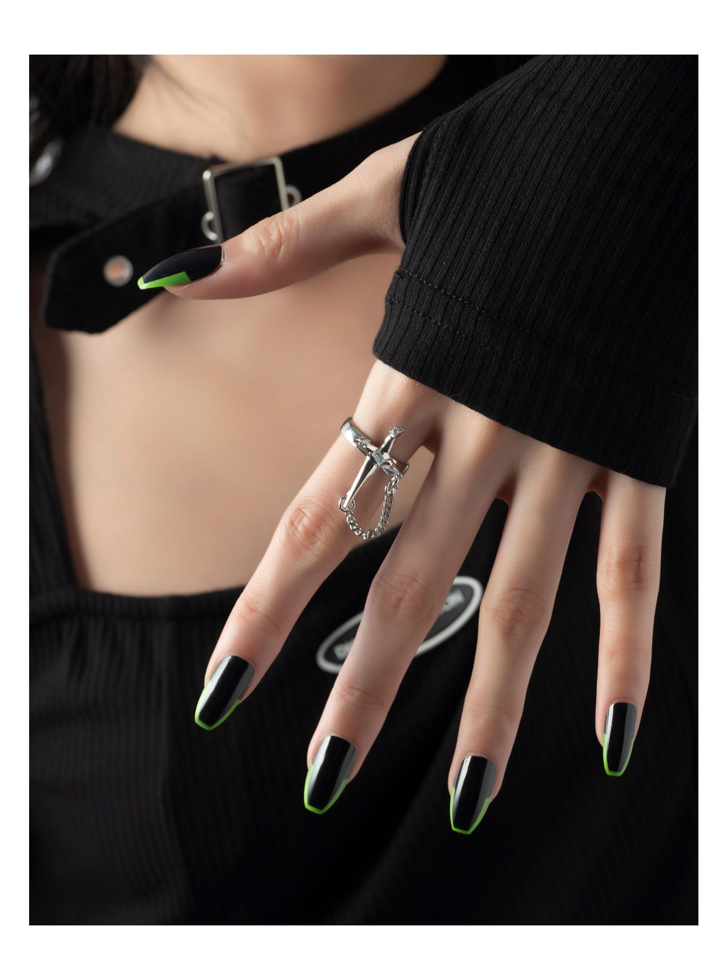 Retro Geometric Copper Plating Zircon Open Ring