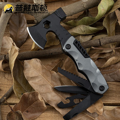 Cross-border outdoor multi-function ax Vehicle-mounted fire ax Outdoor camping mountaineering ax hammer Portable combination tool