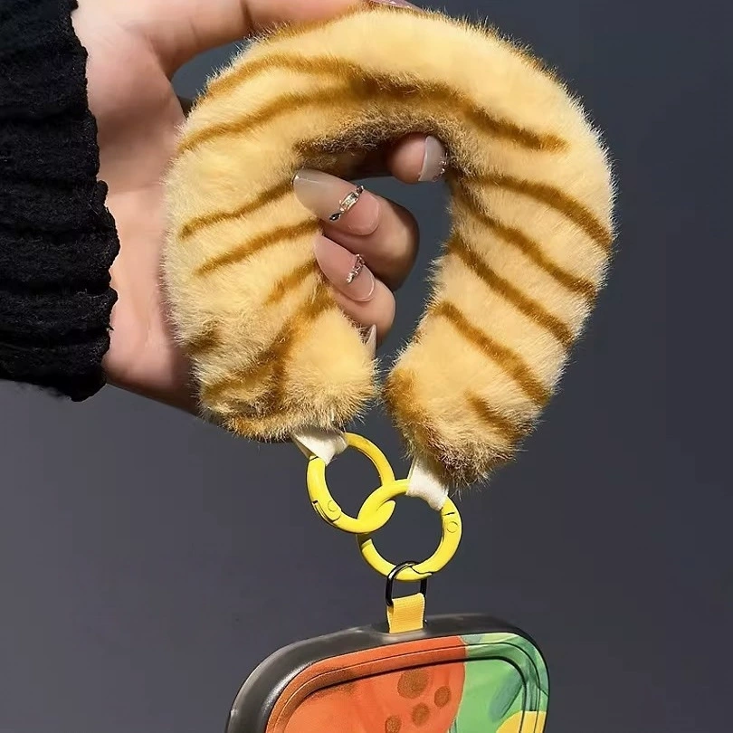 Demi-season keep warm mobile phone, strap, short accessory, fall protection