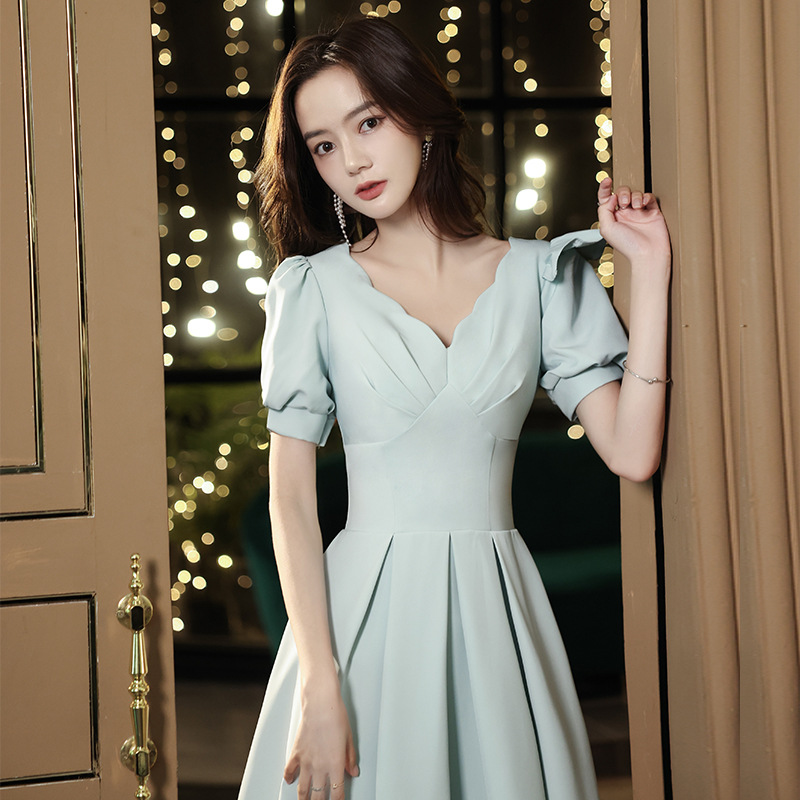 Summer elegant bridesmaid dress