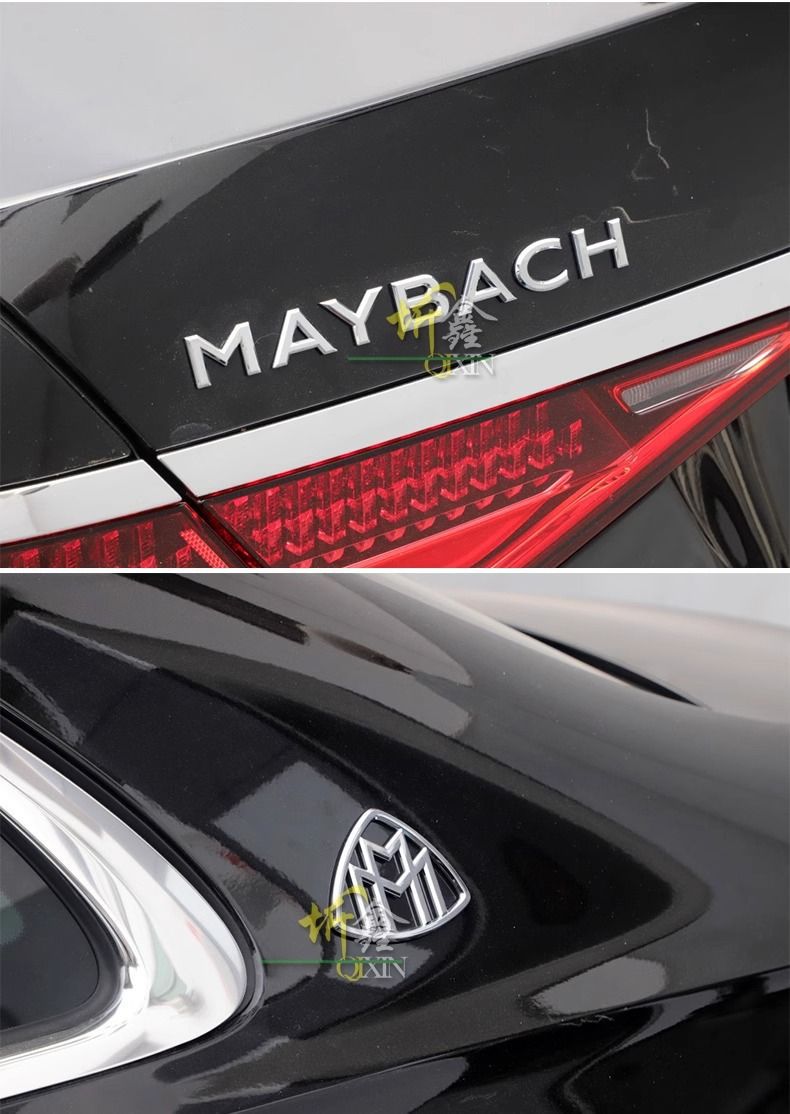 2021-2024 new Mercedes-Benz Maybach S-Class S480 S580 S680 English lettering for the rear emblem and side badge