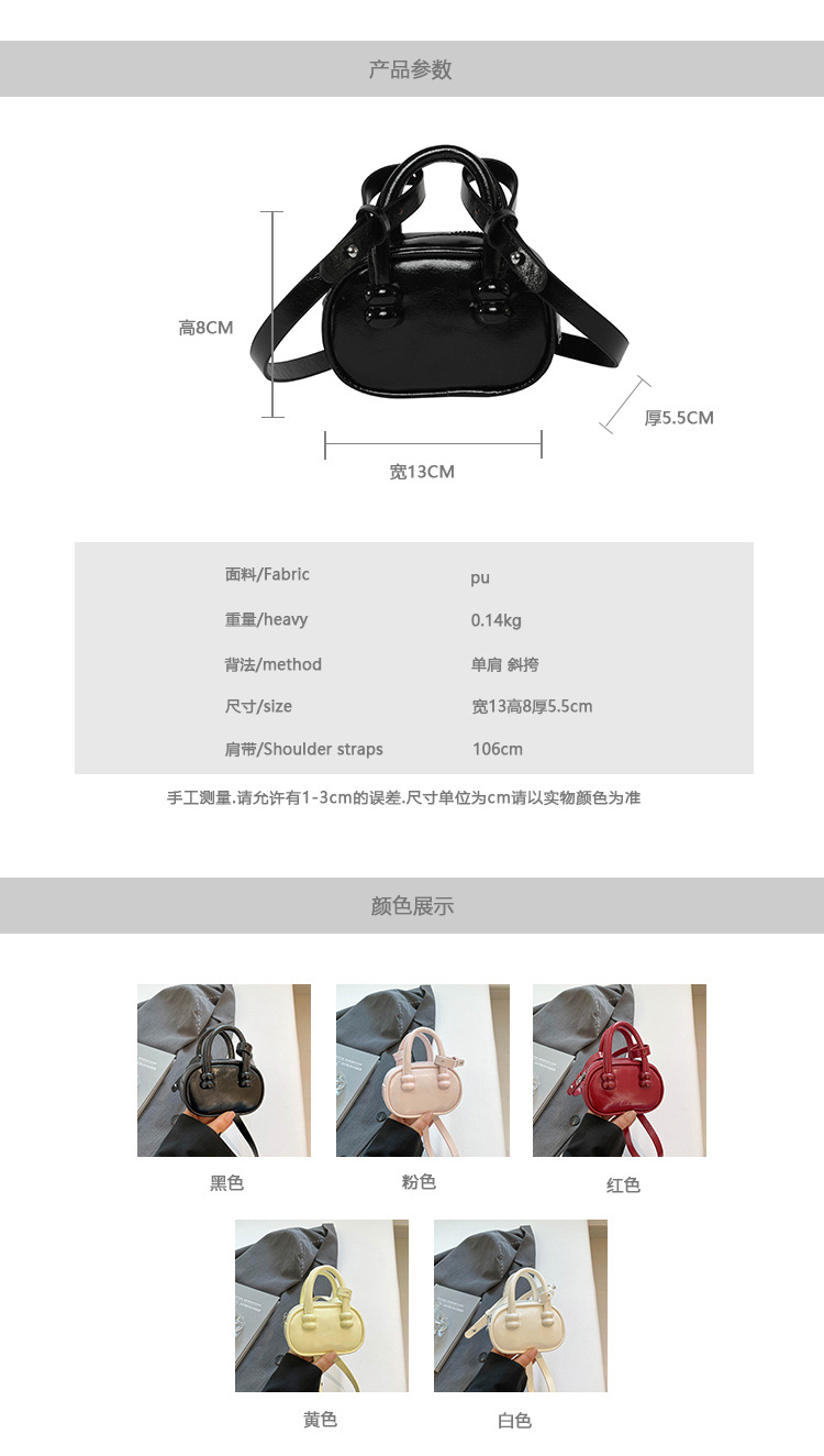 2025 New European and American retro handbag, mini pillow bag for women, fashionable crossbody bag, summer lipstick bag for women details Picture