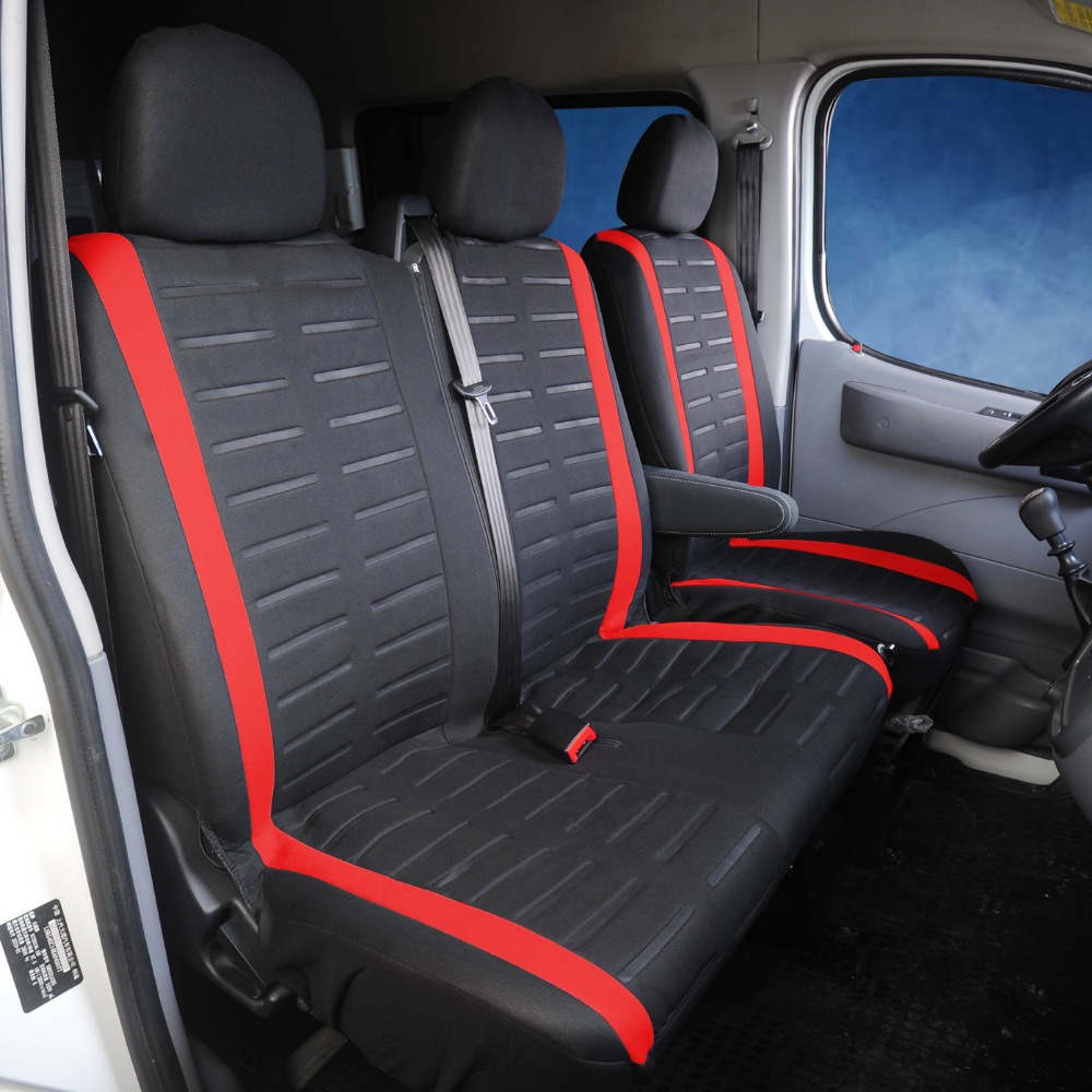 Cross-Border Car Seat Covers, Truck Seat Cushions, Truck Seat Covers, 2+1 Universal Seat Covers for Iveco, Ford, Vauxhall