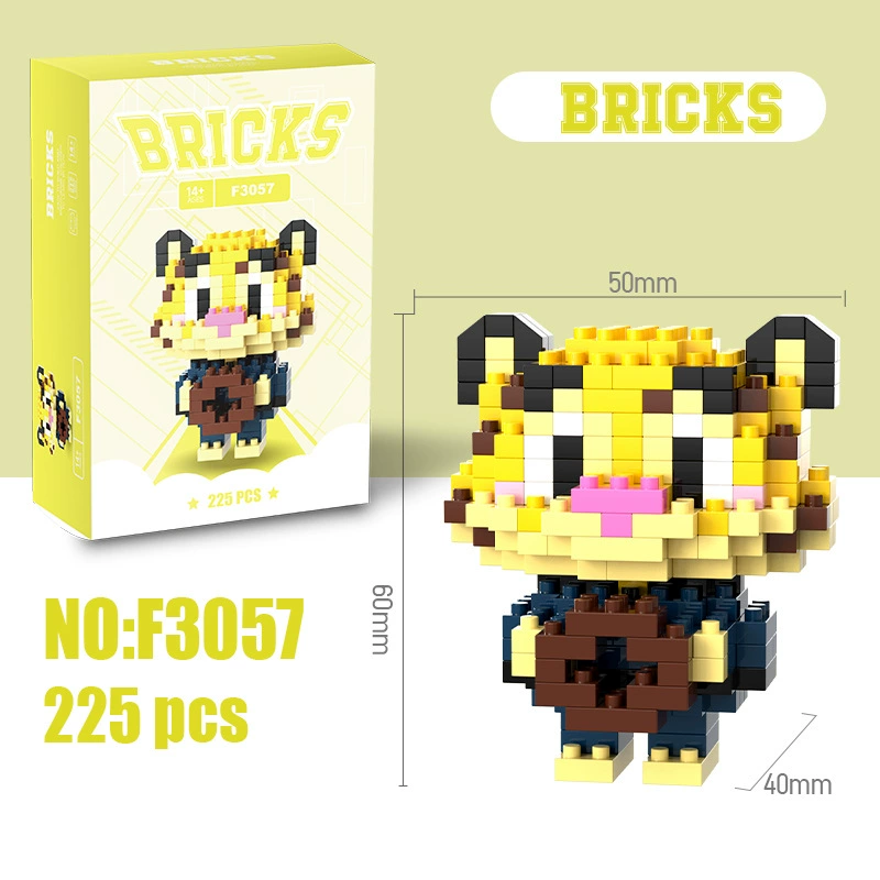 Конструктор bricks (Lego) минифигурки, мелкие микрокубики, подарок на день рождения, разнообразные стили