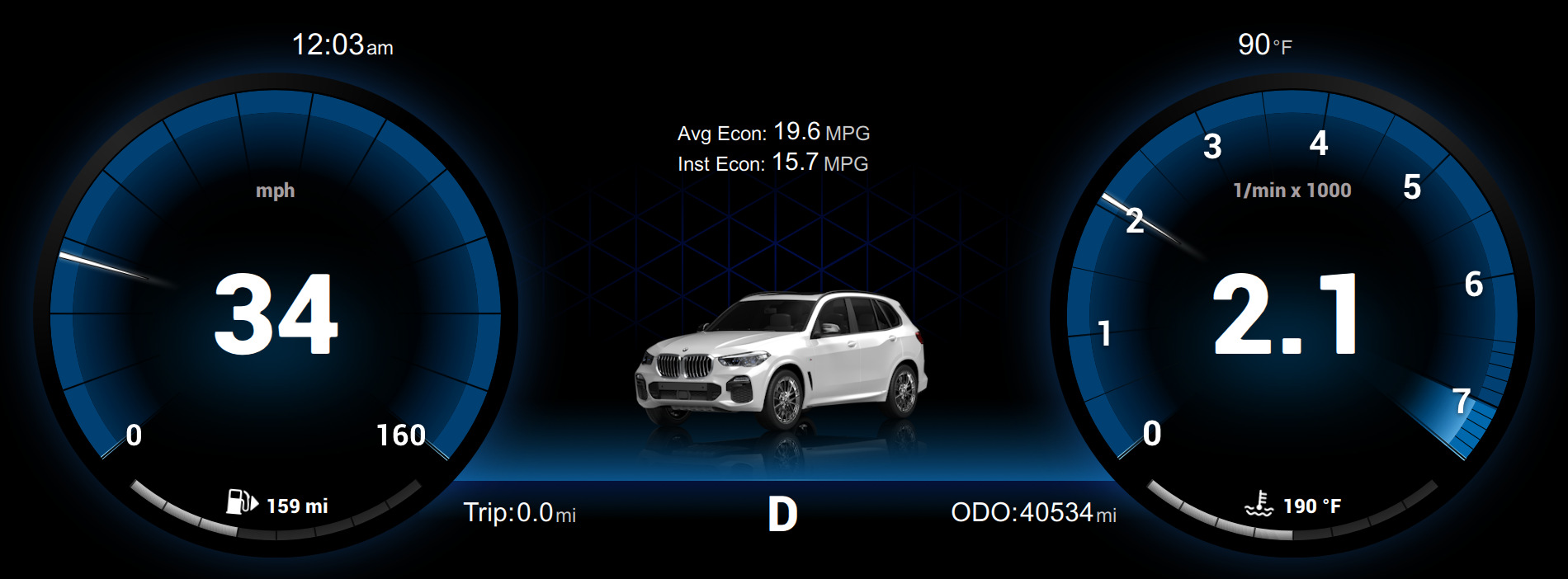 Suitable for Bmw E60/E70/E71, Old Bmw 5 Series, X5, X6, Modified and Upgraded Full Lcd Instrument Panel Virtual Cockpit