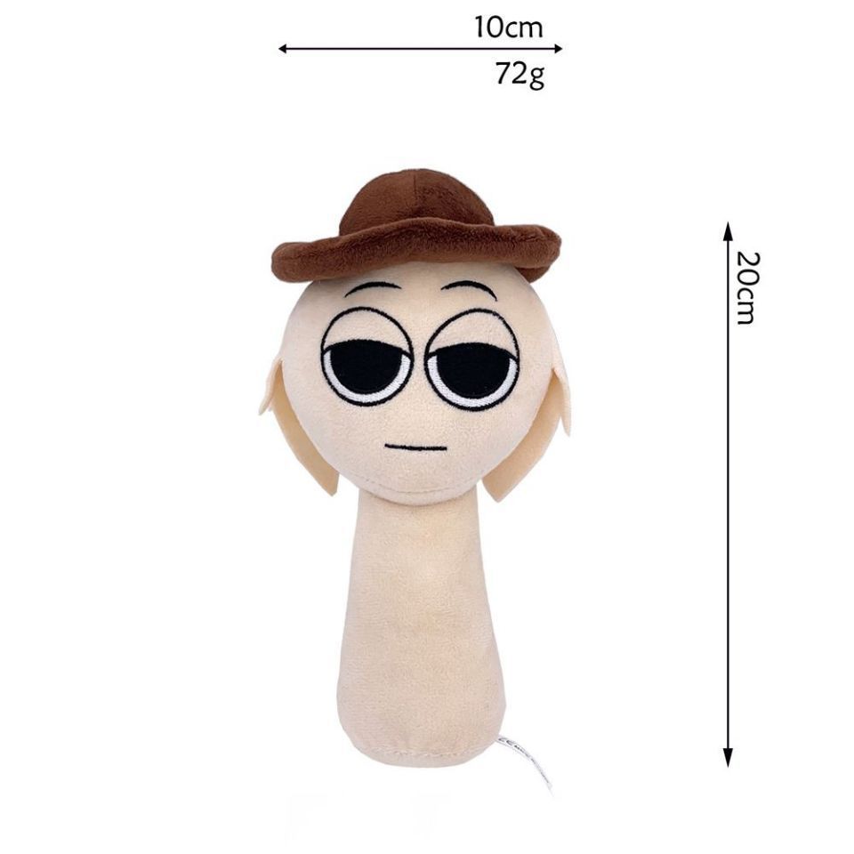 Rhythm Box 1 Spot Segundos Fat Cross-border Sprunki Plush Advanced Game Muñeca de felpa