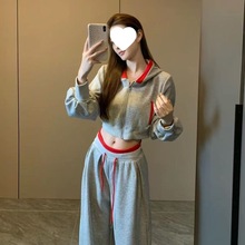 早秋装巨好看运动卫衣穿搭配一整套时尚高级感秋季套装女新款