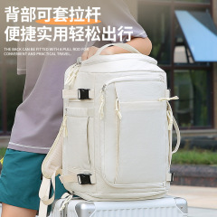 跨境热销旅行背包可扩容大容量多功电脑背包轻便运动户外双肩包