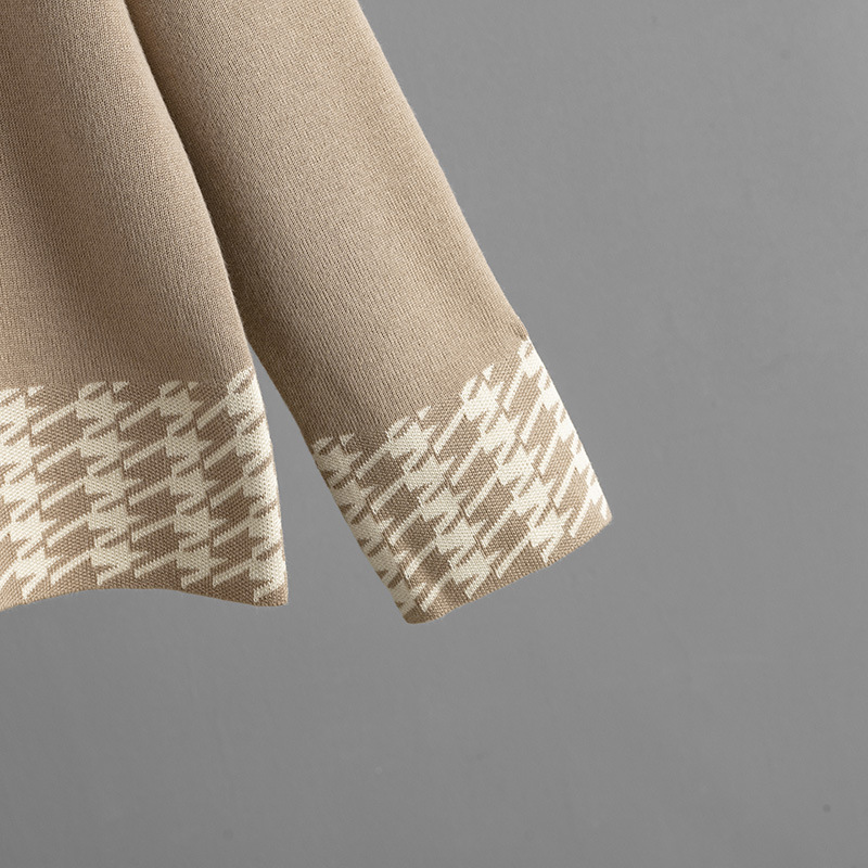 Casual Outdoor Daily Women's Temperament Commuter Commute Style Houndstooth Mercerized Cotton Cotton Leisure Suit Pants Sets display picture 12