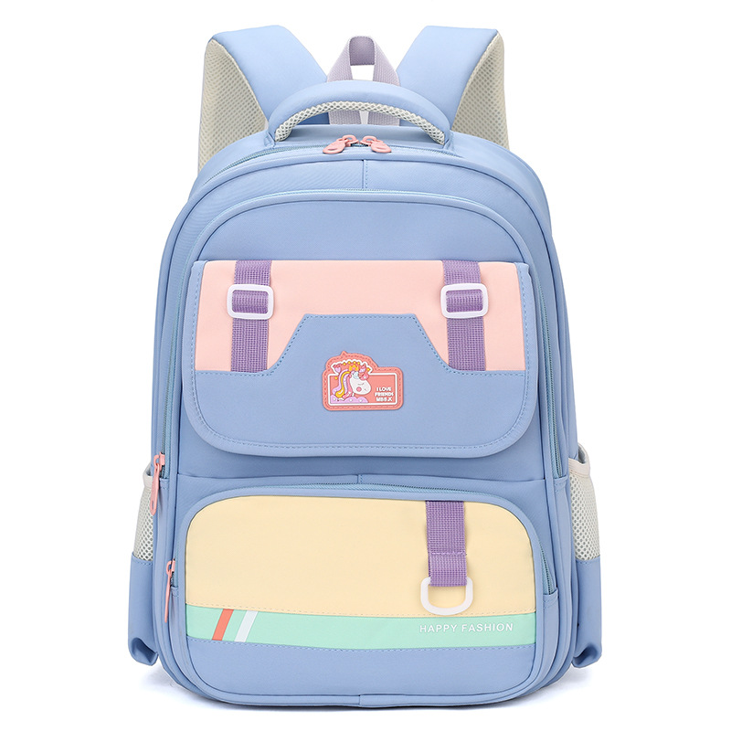 Pescado natural nuevo tipo de mochila escolar para estudiantes primarios para mujeres de grado uno, dos y tres mochila escolar para niños de gran capacidad