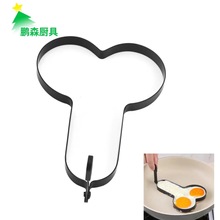 跨境创意煎鸡蛋器荷包蛋模型单身派对不粘煎蛋模具厨房小工具定型