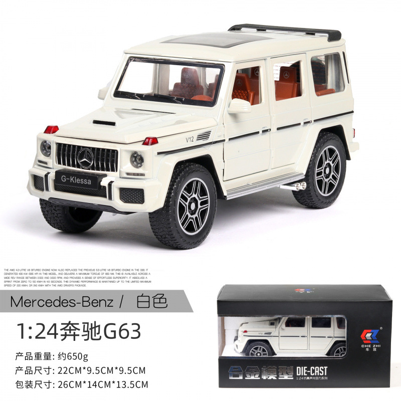 1: 24 Mercedes - Benz g63 blanco