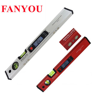 Aluminum Alloy Digital Display Level Meter Level Ruler Angle Ruler Slope Meter Inclinometer Protractor Backlight with Magnetic