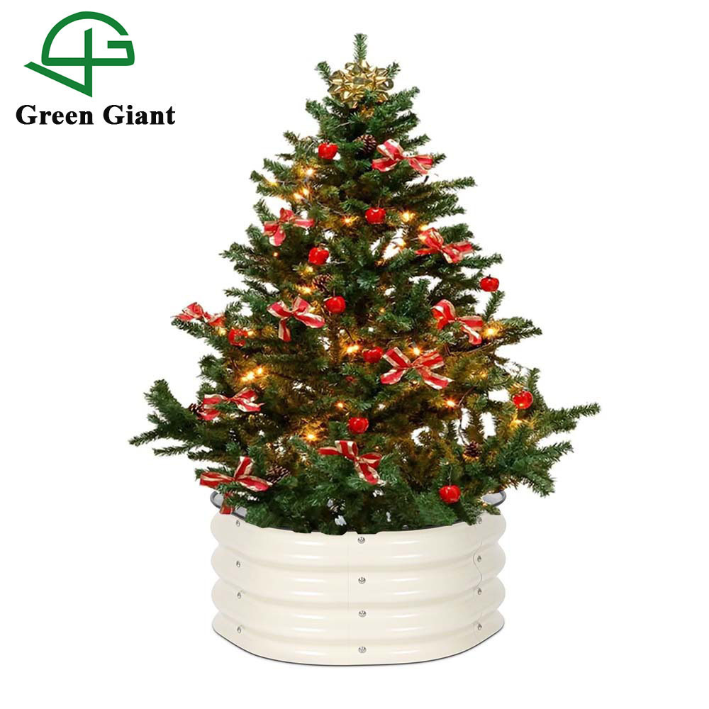 2025 nueva cama de plantación de metal de 40cm de ancho galvanizado empalme modular anti-oxidante patio balcón escénico expuesto al aire libre