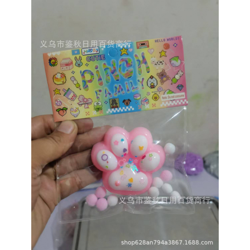 Amazonas Taba Candy Extrusión Pinch Pinch Le juguetes de compresión reducida transfronterizos huellas de garras de gato juguetes extruidos al por mayor