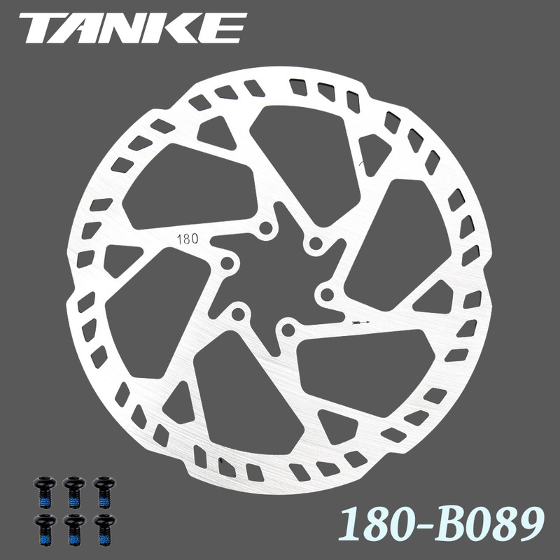 碳客TANKE自行车碟片 160mm炫彩山地车碟盘镂空不锈钢六钉刹车片|undefined