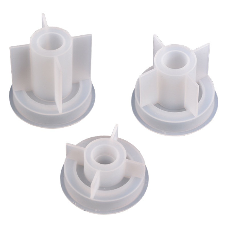 Yu meiren DIY epoxi cemento yeso vela titular herramienta redonda vela soporte base decoración silicona molde
