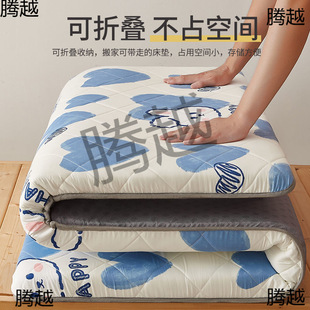 Mattress for Student Dormitory Single Person, Soft Cushion Tatami Thin Mat Bedding Sleeping Pad Mattress Quilt Foldable