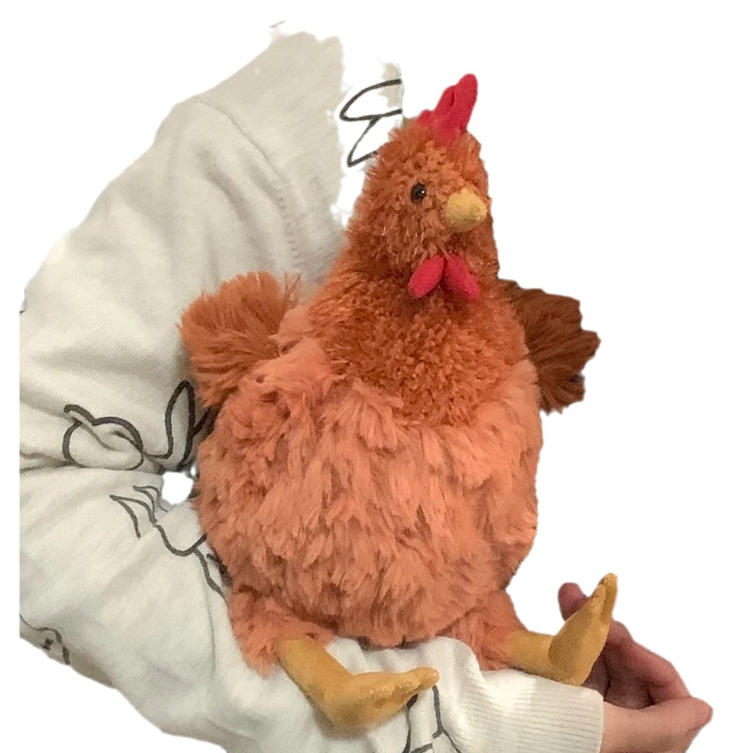 Nuevo Juguete de Peluche de Simulación de Gallo Cecil, Muñeco de Peluche para Máquina de Garras, Lindo Muñeco Clune