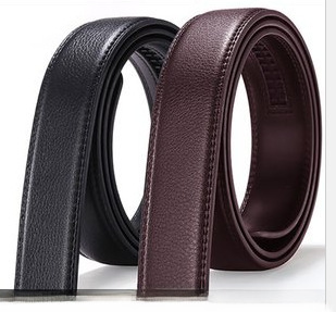 Stall to buy men's buckle leather PVC automatic buckle 3.5cm headless belt with lengthened wholesale_voghion.com