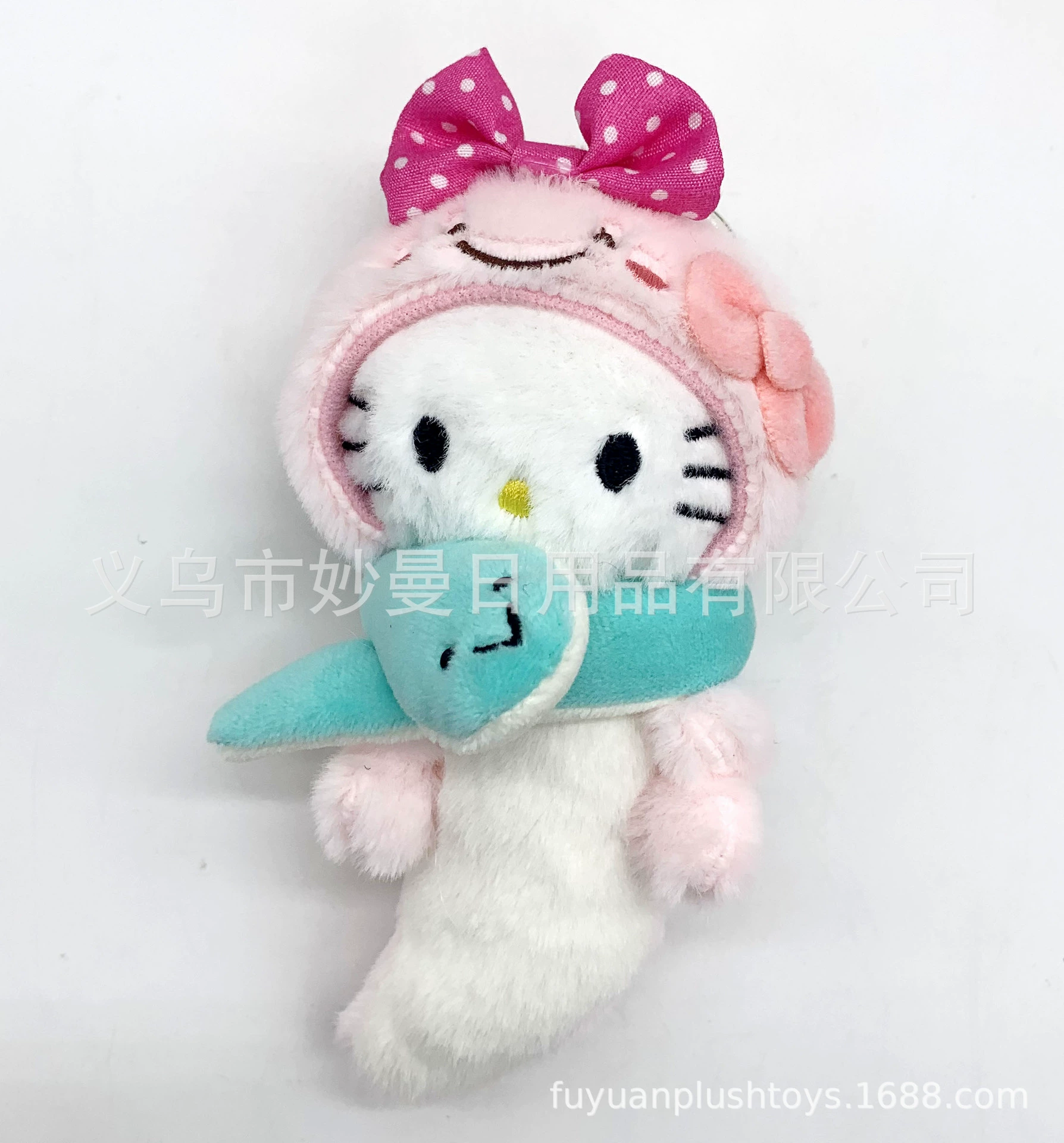 Plush pendant Hello Kitty keychain, 12 cm & 15 cm variants, assorted styles