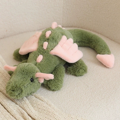 Oyuncaq yastıqlar: Sky Dragon Doll Fun - unlabeled-matcha-dragon-50cm025kg