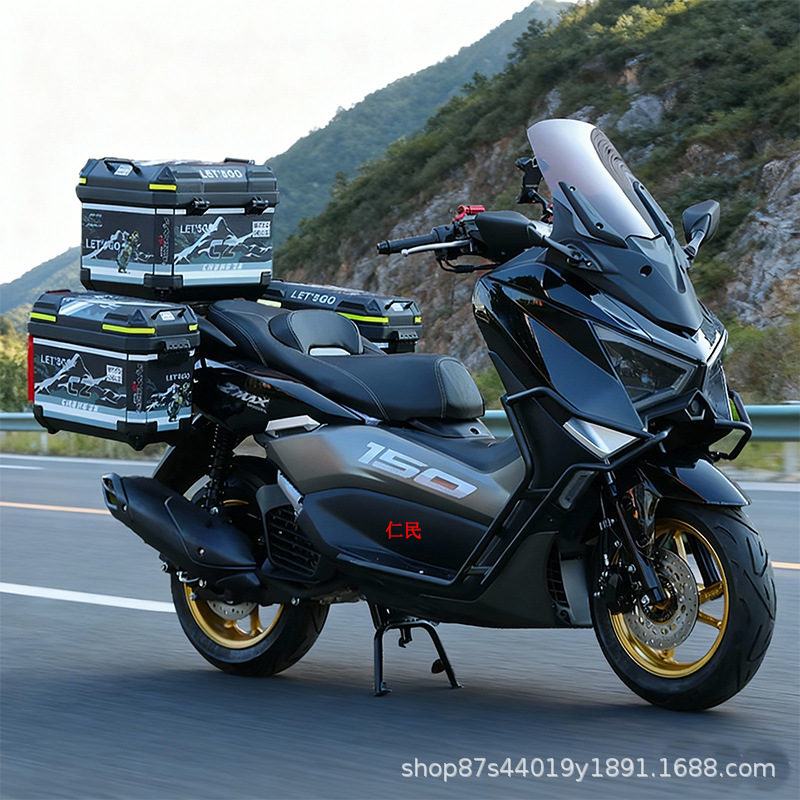 License-able Mengshi Four-Cylinder Cruiser Motorcycle, Majester Fuel-Saving Scooter, Brand New, National Standard IV, Electronic Fuel Injection
