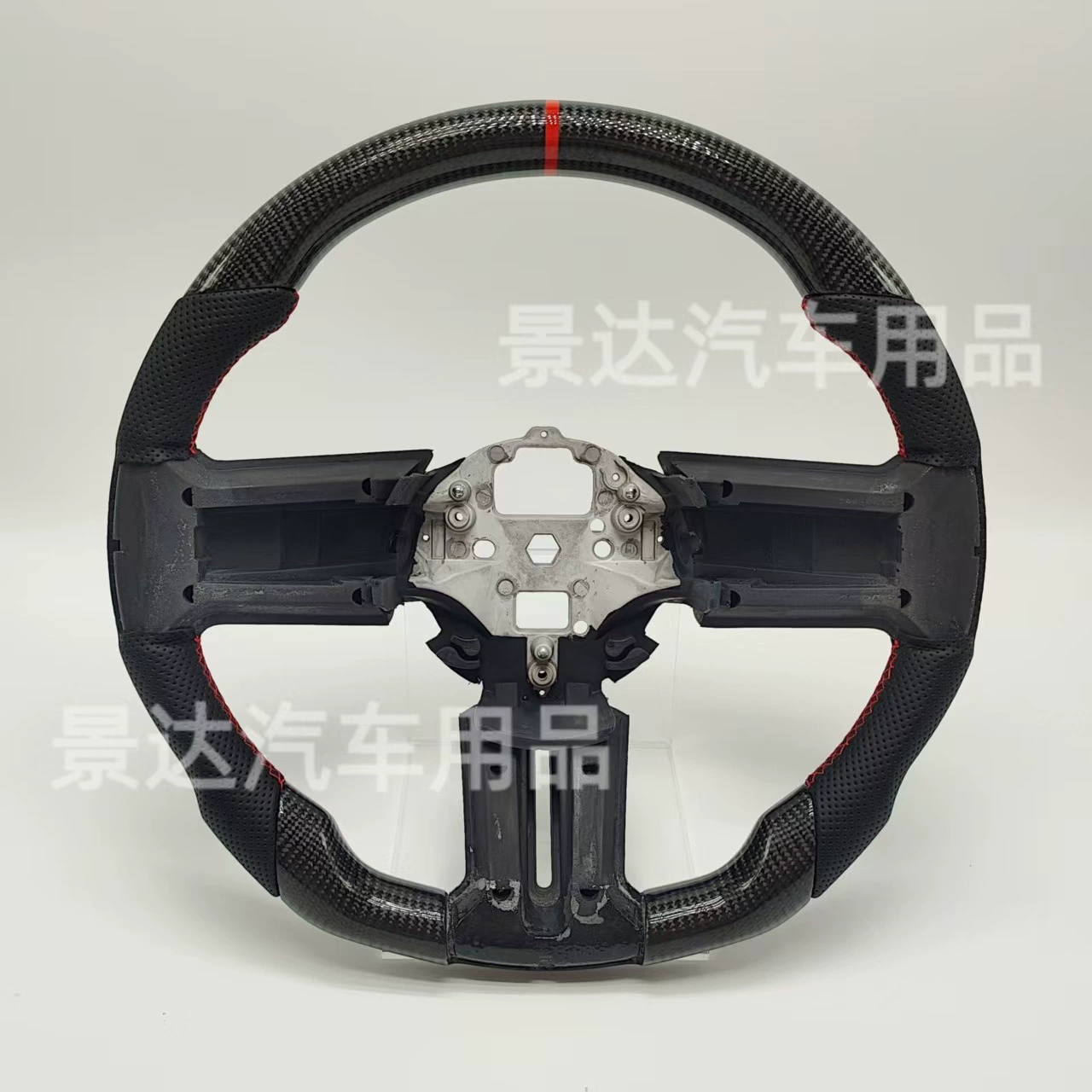 Подходит для Ford Mustang 2011-2014, модифицированное рулевое колесо из карбона, обновление с старого на новый карбоновый интерьер.