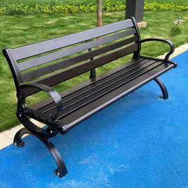 公园椅户外休闲长椅广场休息靠背椅子铝合金椅子景区休息椅庭院椅