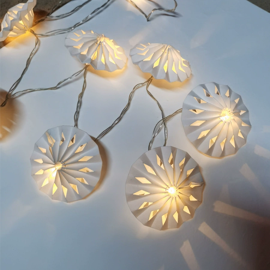 Diverse folding paper, LED flashlight, lampshade handmade, decorations
