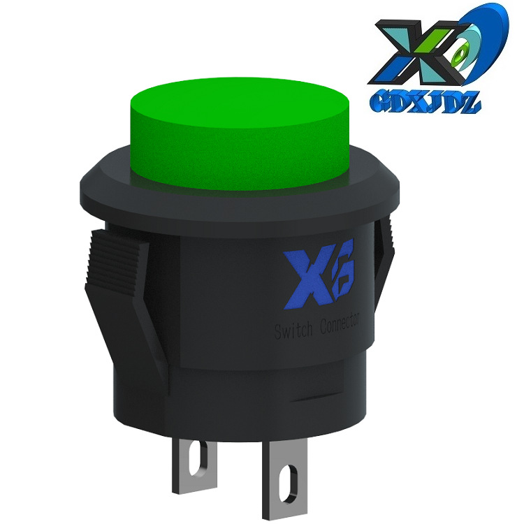 门铃复位按键开关 电器复位开关常开 常闭  按钮开关2脚卡扣式