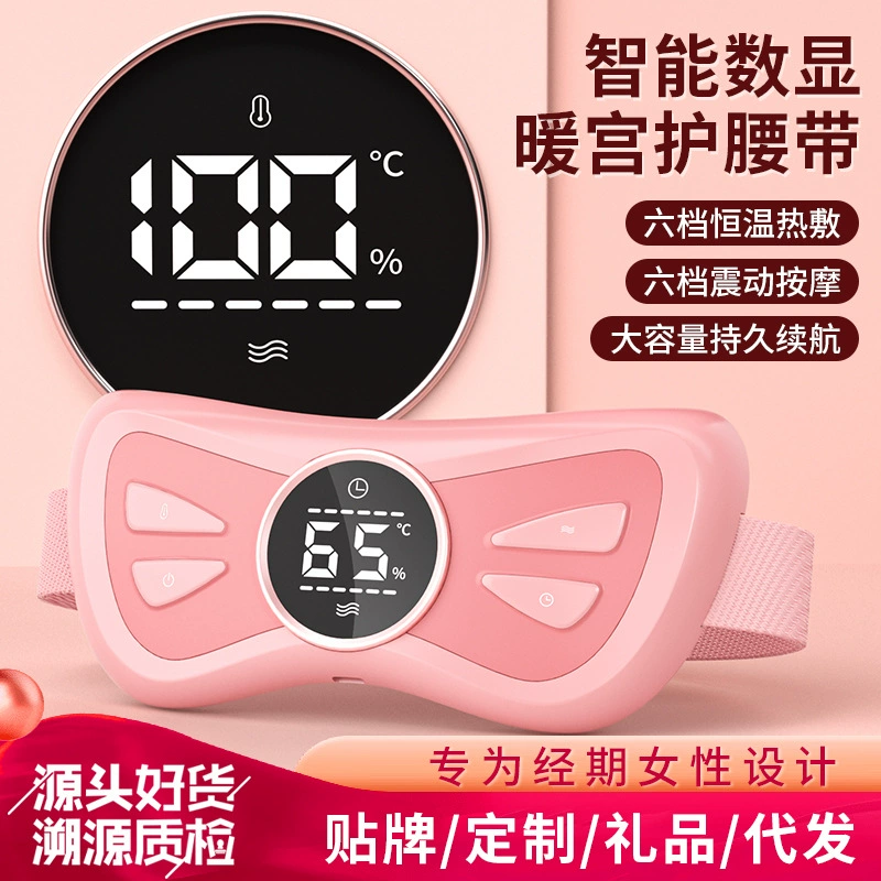 Грелка для талии, массажный пояс с подогревом, вибромассажер, защита для талии, прибор для ухода за менструацией.