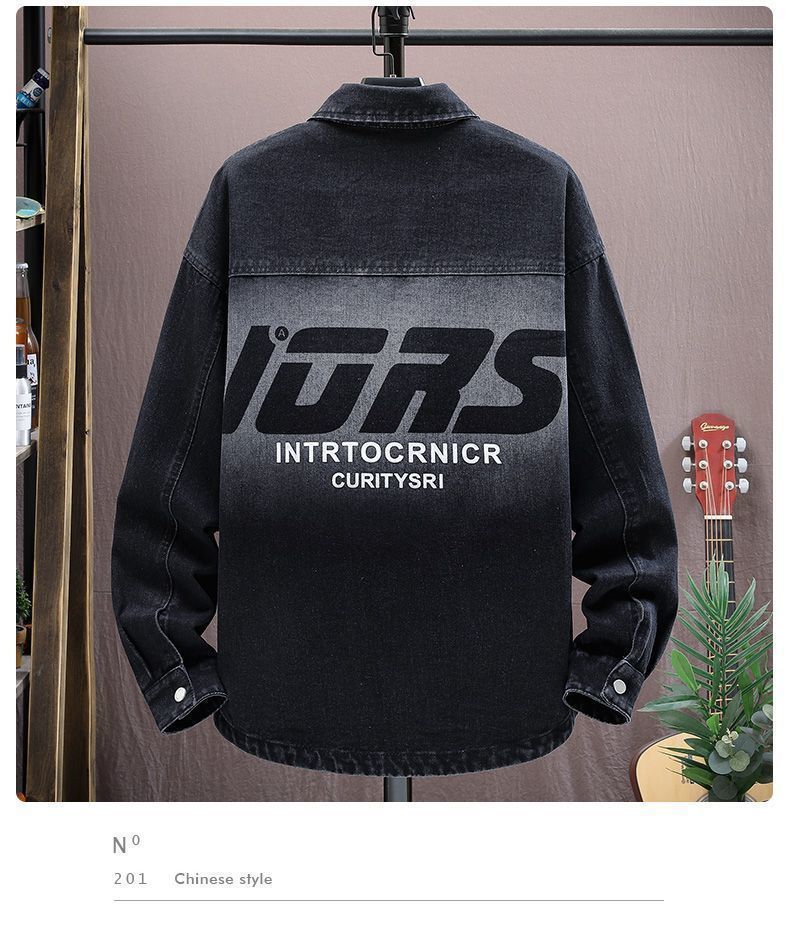 Modisches Jeanshemd Für Herren Für Frühling Und Herbst_voghion.com