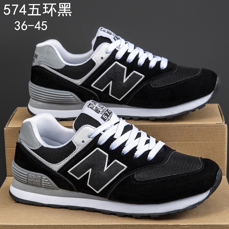 Cross-Border Men's Shoes Popular Versatile Sports Shoes Men's Casual Shoes Autum New Couple N-Shaped Trendyy Breathable Sneakers