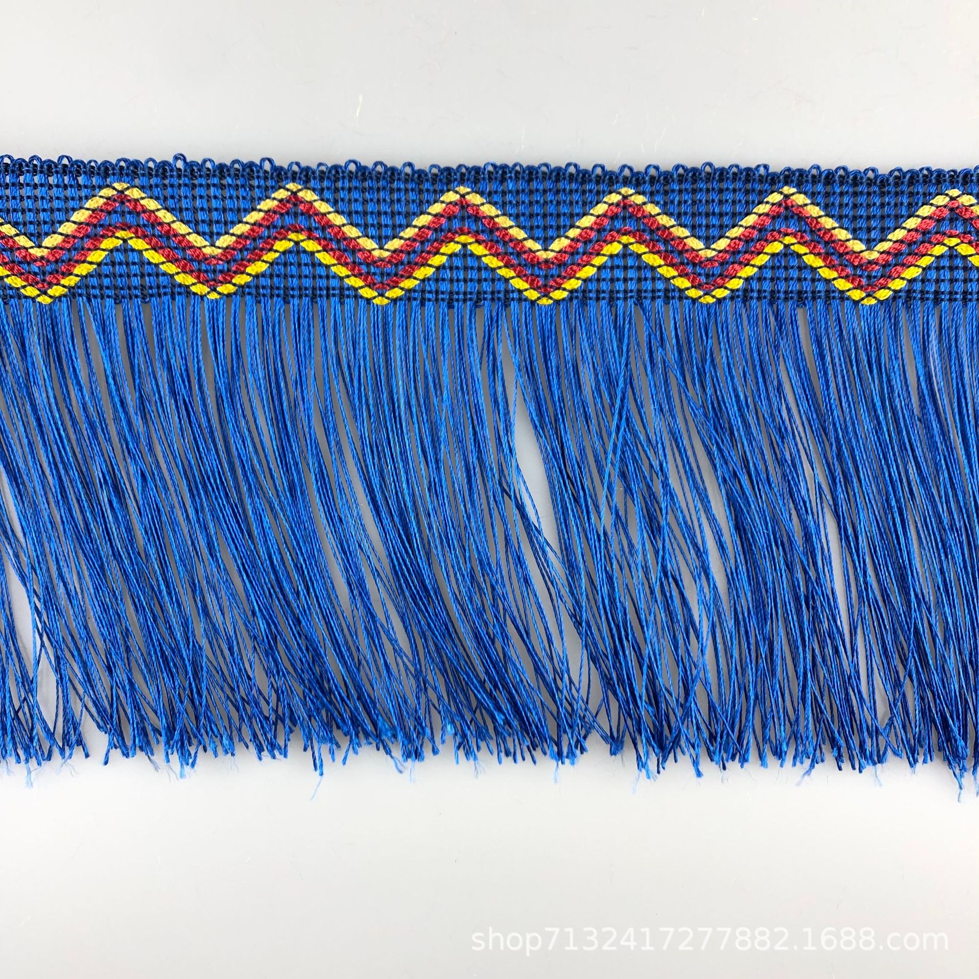 16公分彩色民族货车吊穗装饰龙须流苏花边 拉丁舞服饰辅料长流苏
