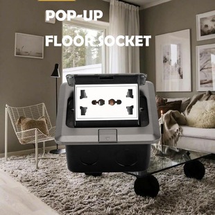 New cross-border plug socket foreign trade quality black stainless steel multifunctional replaceable USB function key plug