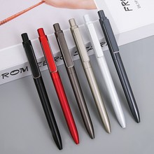 定制广告笔可做LOGO按动中性笔签字笔大容量笔芯圆珠笔水笔批发刻