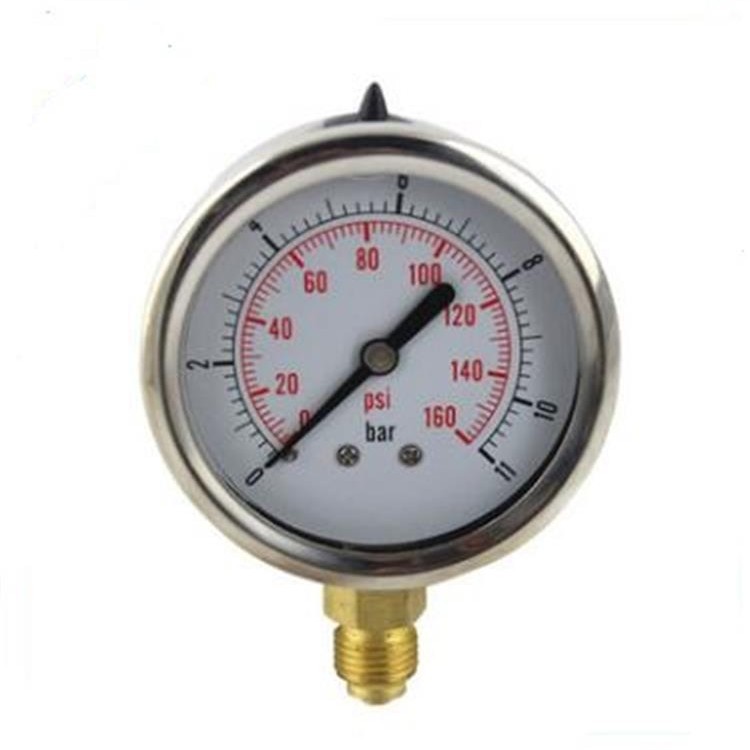 生产厂家直销量大价优压力表304不锈钢耐震，气压表高精度工业级