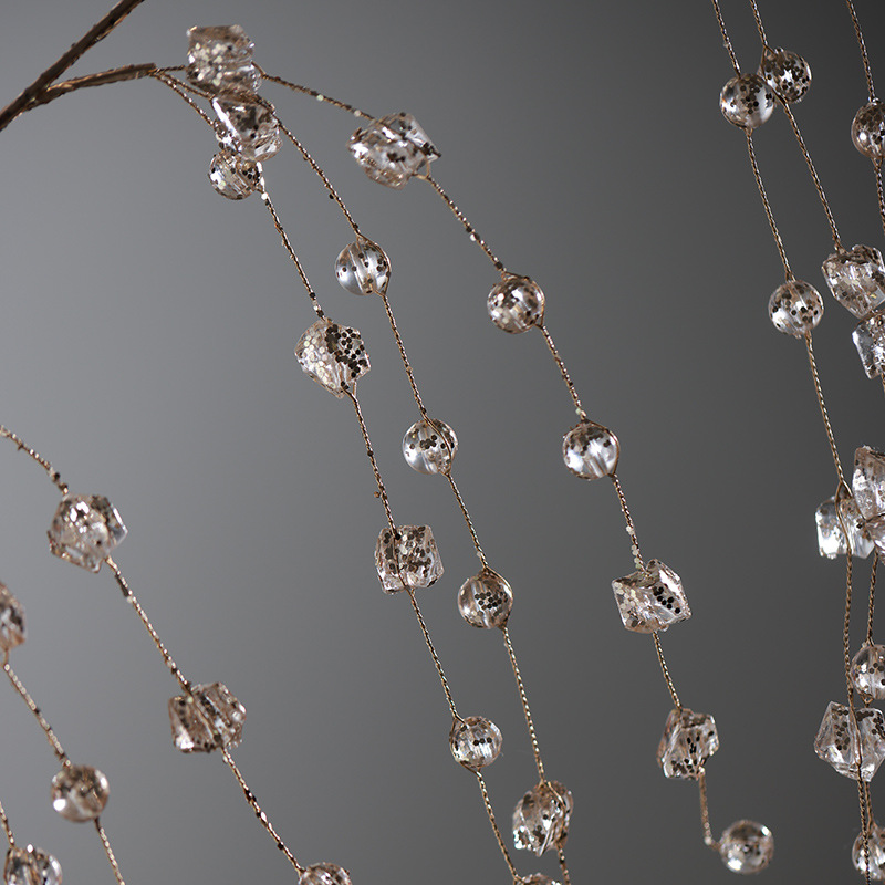 Buscando madera, adornos navideños transfronterizos, adornos colgantes, hielos, carámbanos, hielos, adornos de acrílico decorativos transparentes