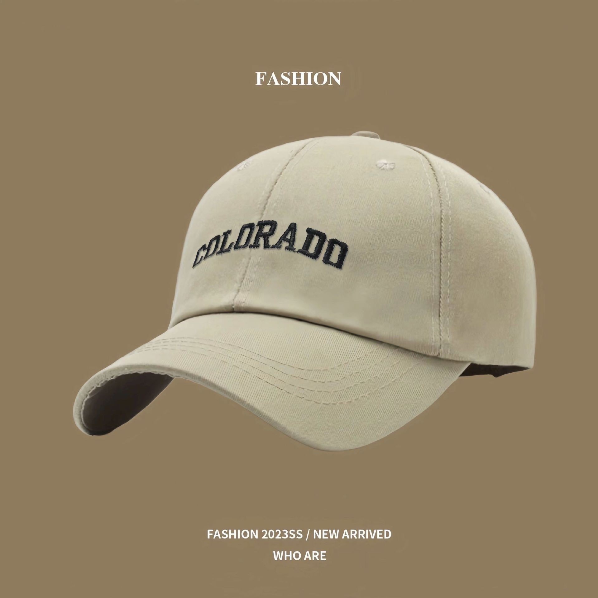 Khaki baseball cap