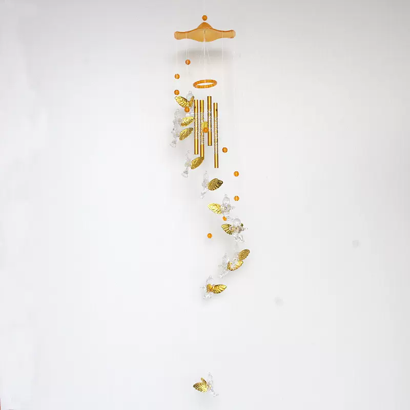 天使丘比特金属铝管风铃挂饰 家居装饰礼品吊饰 学生挂件批发跨境