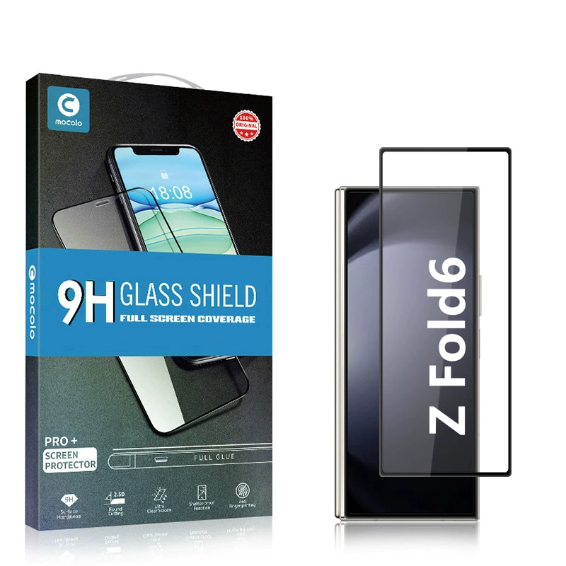 Подходит для Samsung Z Fold 6, полноэкранная двухслойная полная клеевая закалённая плёнка для телефона, защитная плёнка, антиотпечатковая