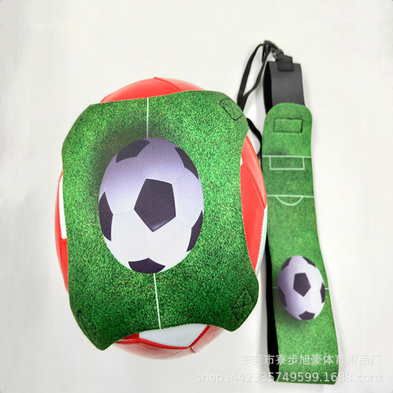 Transfronterizo en stock popular fútbol voleibol entrenamiento equipo auxiliar elástico swing Correa bolsa de bola profesional dispositivo de control de la bola